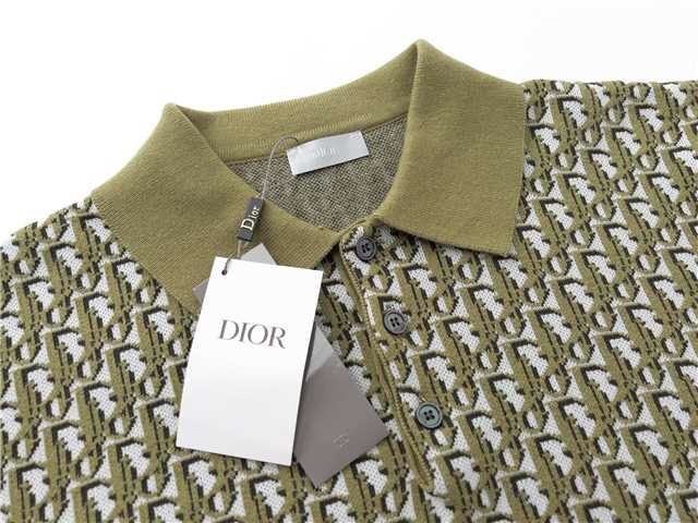 Dior專櫃迪奧2023SS新款提花Polo短袖T恤 男女同款 tzy2795
